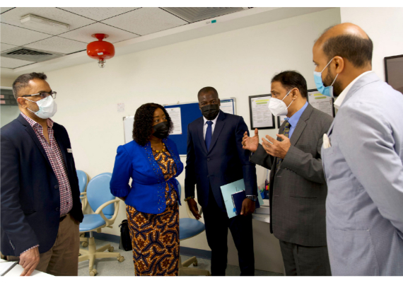 Visit of AG. Consul  General, Lillian Cynthia Naa Barkey Dugbatey Pobee to the CANADIAN SPECIALIST HOSPITAL, DUBAI, at the invitation of the hospital management